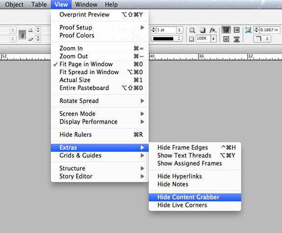 Disable Content Grabber in InDesign CS5